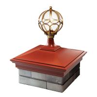 Колпак MONBLAN 385 x 385 на 1,5 кирпича под фонарь