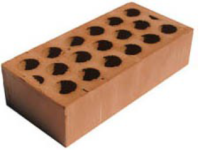 Кирпич Тоаз рядовой пустотелый 1 НФ