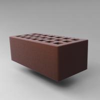 Облицовочный кирпич Саранский полуторный 1,4 НФ коричневый гладкий