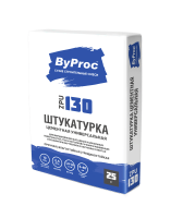 Штукатурка цементная универсальная ByProc ZPU-130/ 25кг.
