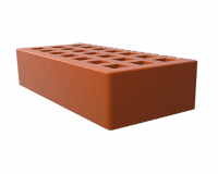 Облицовочный кирпич Саранский одинарный 1НФ красный гладкий М150