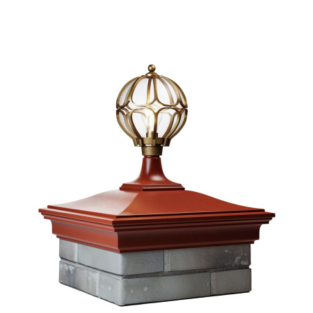 Колпак MONBLAN 385 x 385 на 1,5 кирпича под фонарь