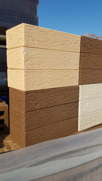 Облицовочный кирпич Маркинский одинарный 1НФ солома риф М150