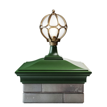 Колпак MONBLAN 385 x 385 на 1,5 кирпича под фонарь