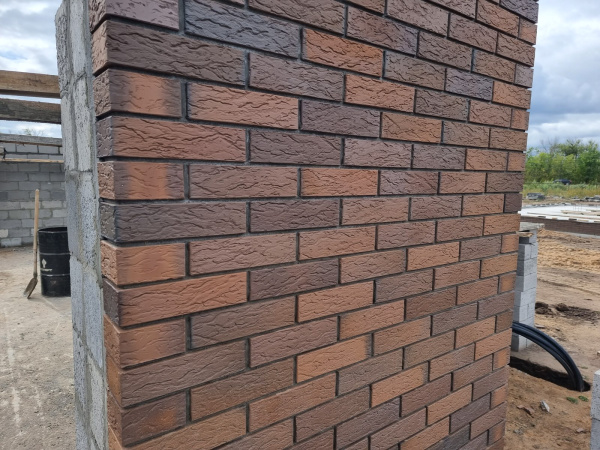 Облицовочный кирпич Белебеевский одинарный 1НФ Флеш Медиум