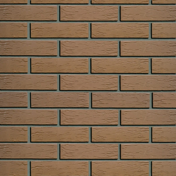 Облицовочный кирпич Кротовский 1НФ "Шоколад" Кора дуба М150