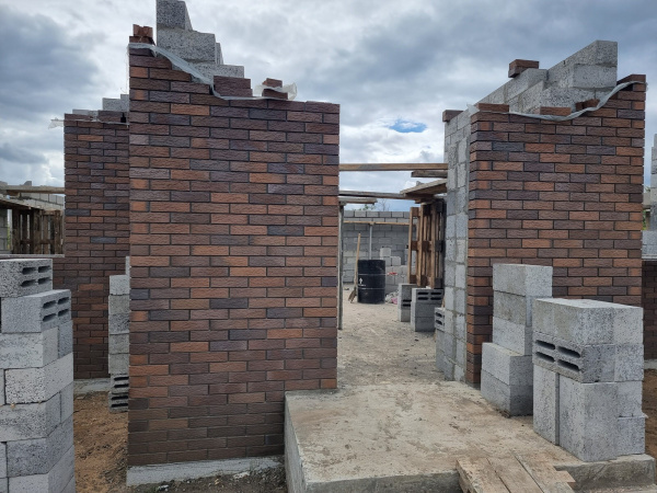 Облицовочный кирпич Белебеевский одинарный 1НФ Флеш Медиум