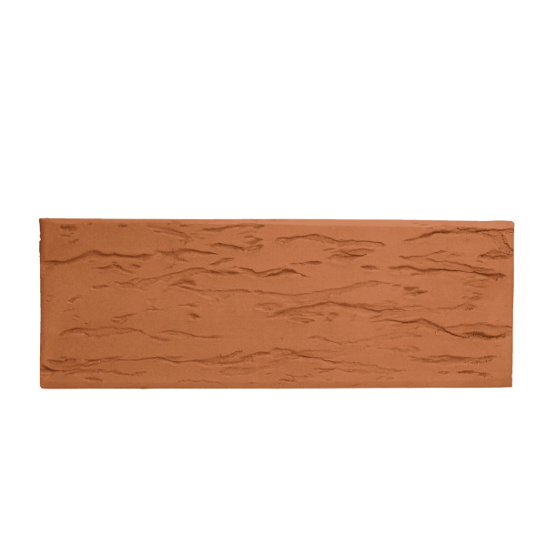 Облицовочный кирпич Кротовский утолщенный 1,4НФ красный "Кора дуба"