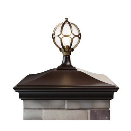 Колпак MONBLAN 520 х 520 на 2 кирпича под фонарь