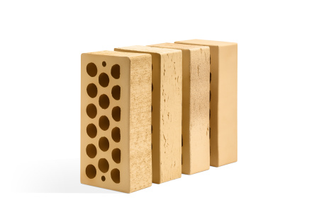 Облицовочный кирпич Кощаковский 1НФ Солома гладкий М150