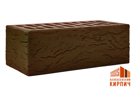 Облицовочный кирпич Белебеевский одинарный 1НФ Флеш Дарк гладкий М150