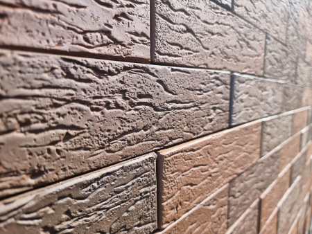 Облицовочный кирпич СЗЛК одинарный 1НФ шоколад Ольха М150