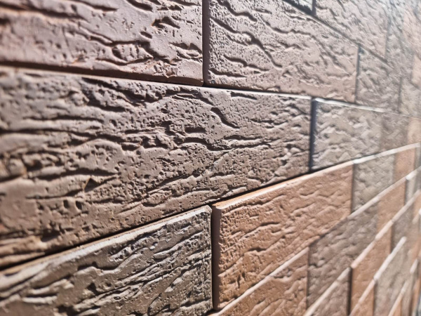 Облицовочный кирпич СЗЛК одинарный 1НФ шоколад Ольха М150