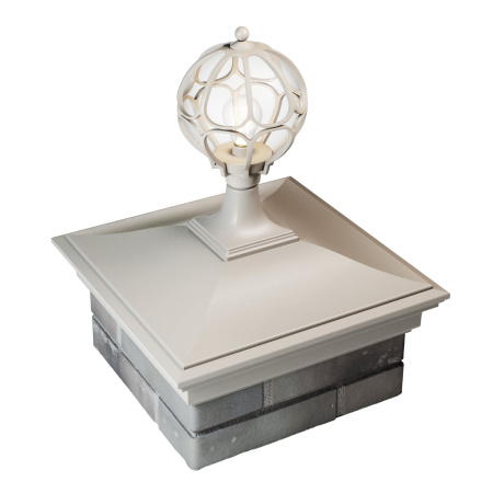 Колпак MONBLAN 385 x 385 на 1,5 кирпича под фонарь